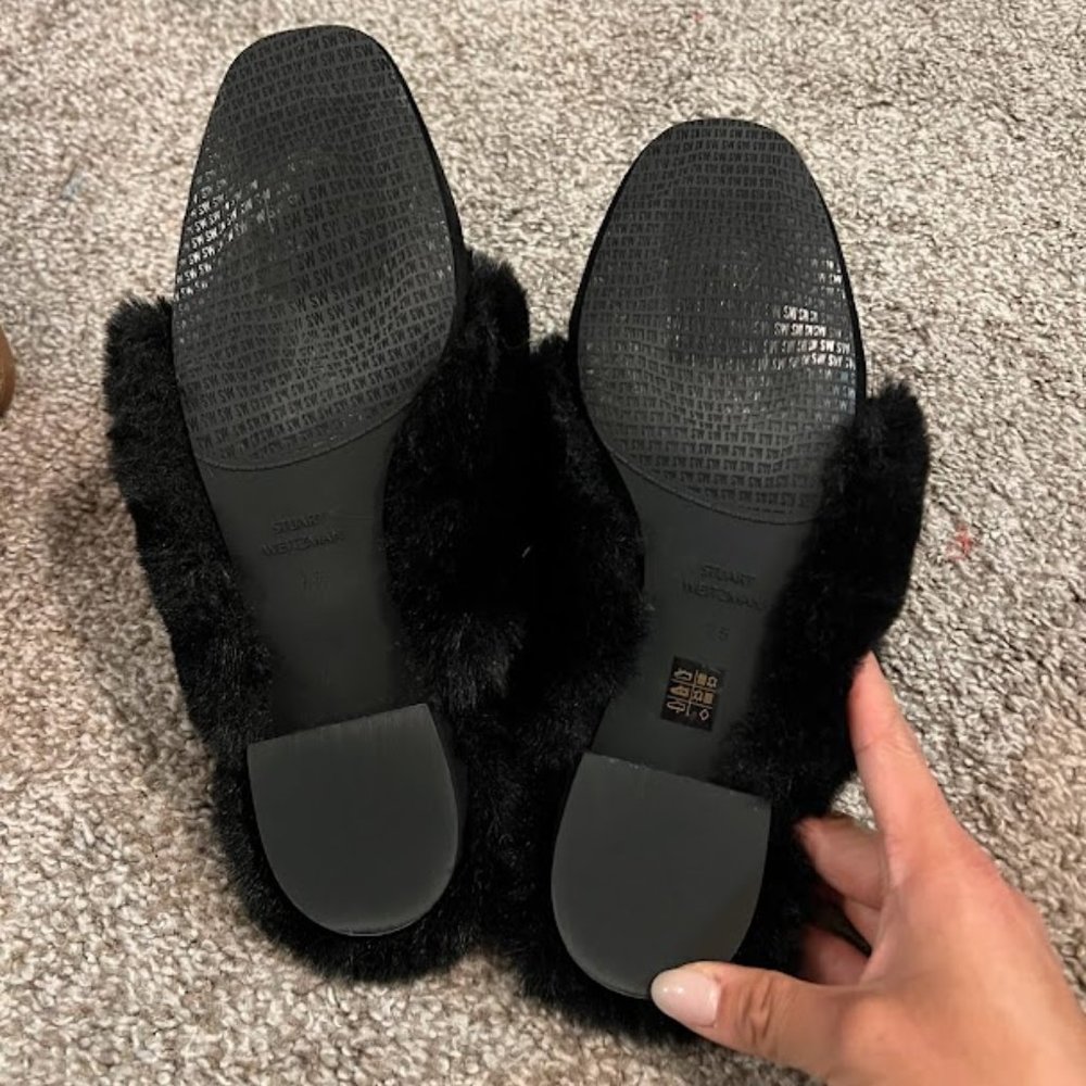 Edie Chill Faux Fur Trimmed Mule - Picture 3 of 4
